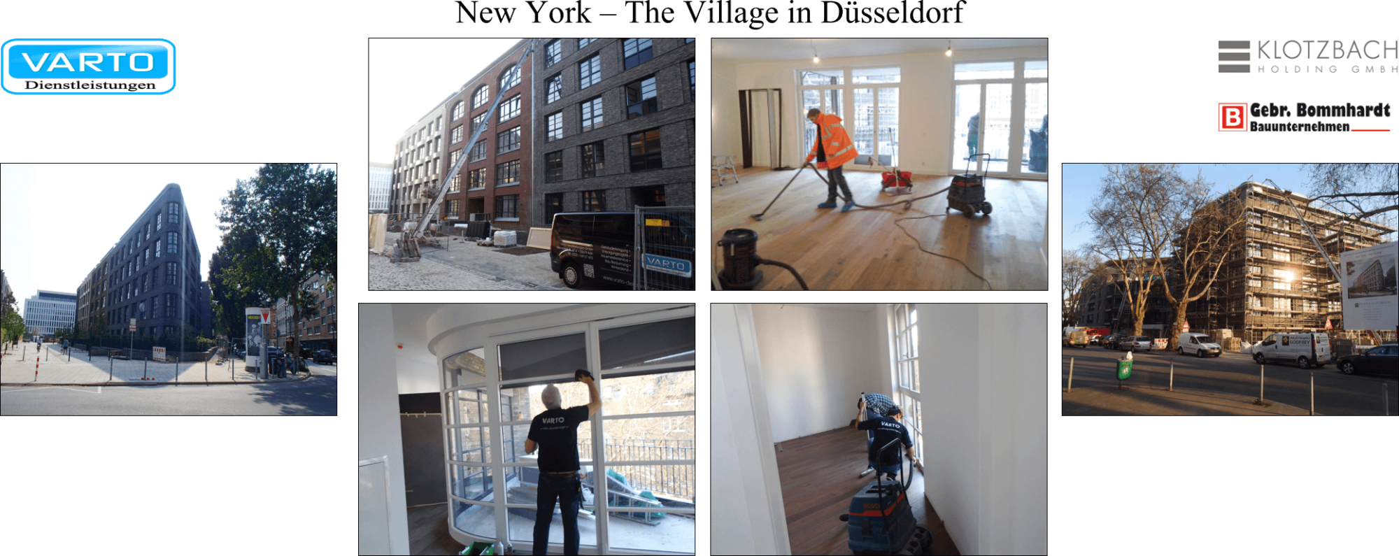 Baureinigung Köln und NRW Wohnviertel NEW YORK Düsseldorf